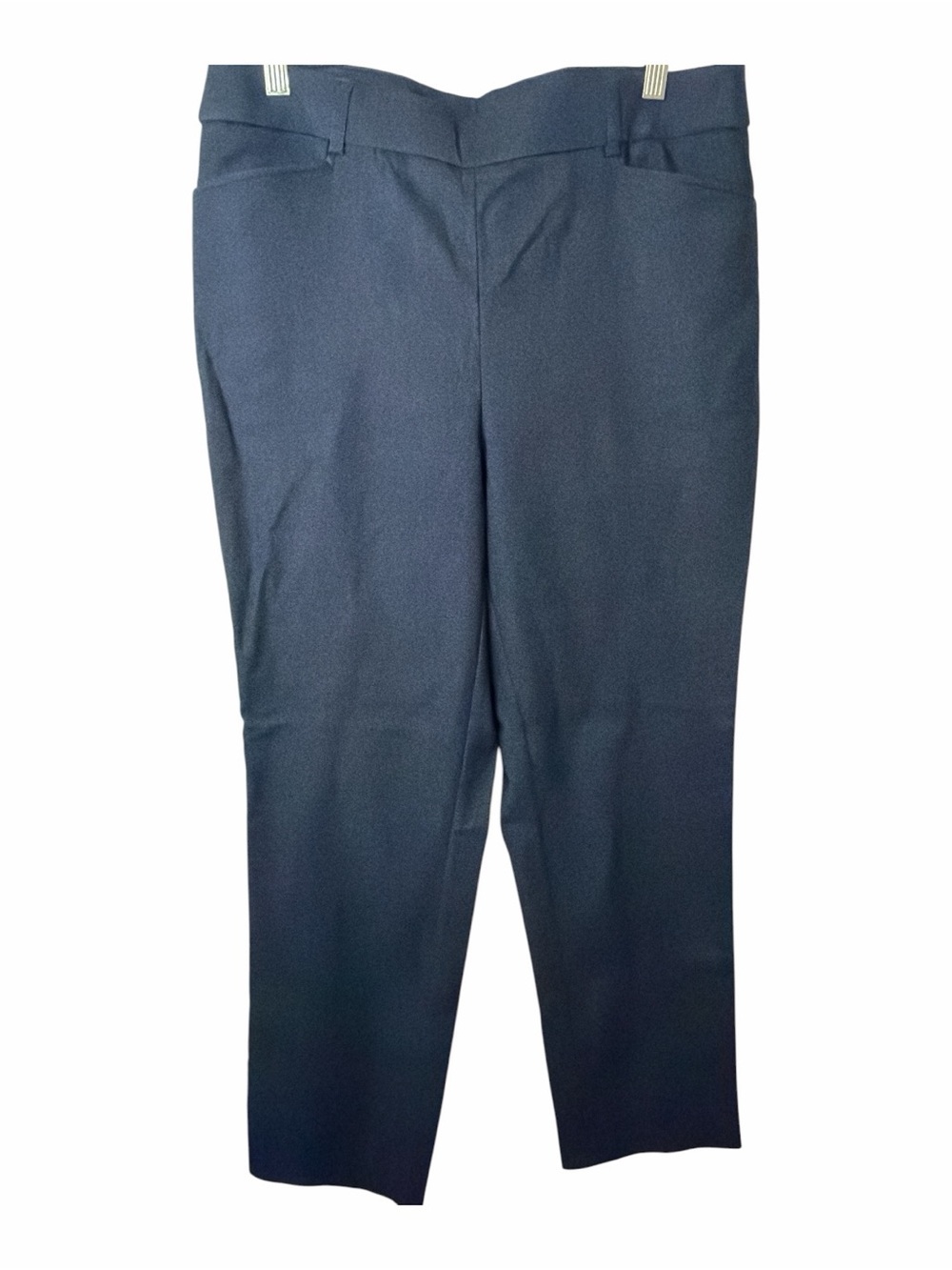 Women's Rafaella Navy Size 14 Ankle & Cropped Stretch Pants NWOT